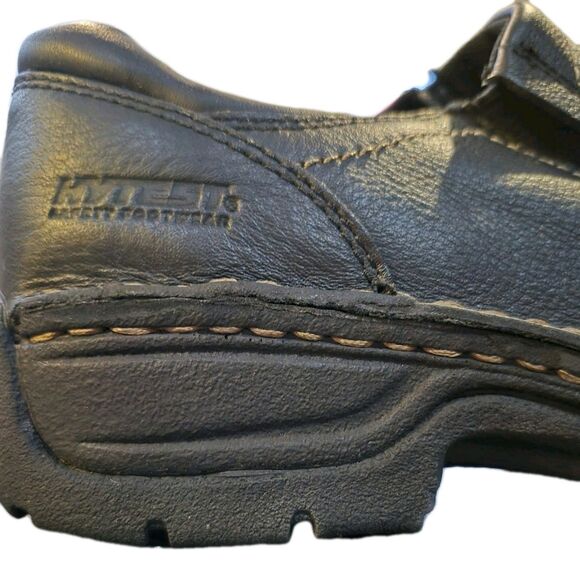 Womens Hytest Opanka Slip-on Black Size 6 Wide Steel Toe - Picture 1 of 3